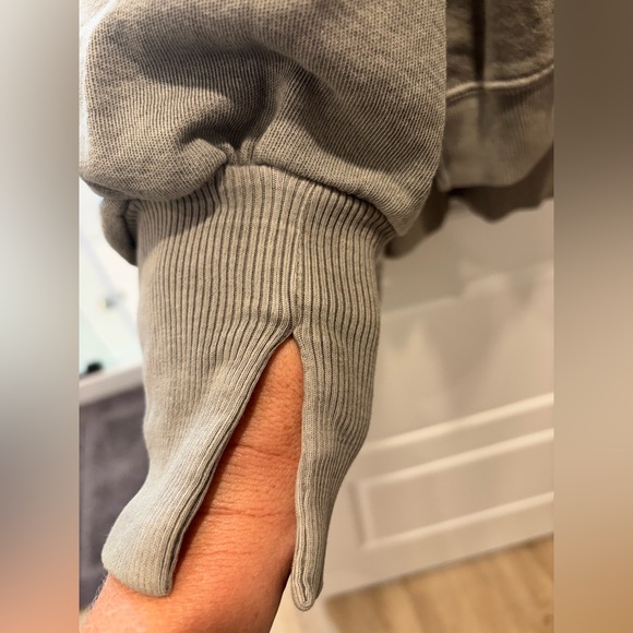 We The Free Oversized Camden Henley Laurel Oak NWT - Picture 4 of 7